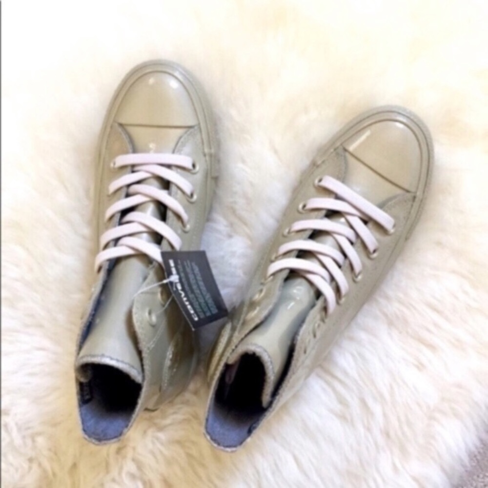 Converse Light Gold Waterproof High Top Sneakers - Picture 2 of 8